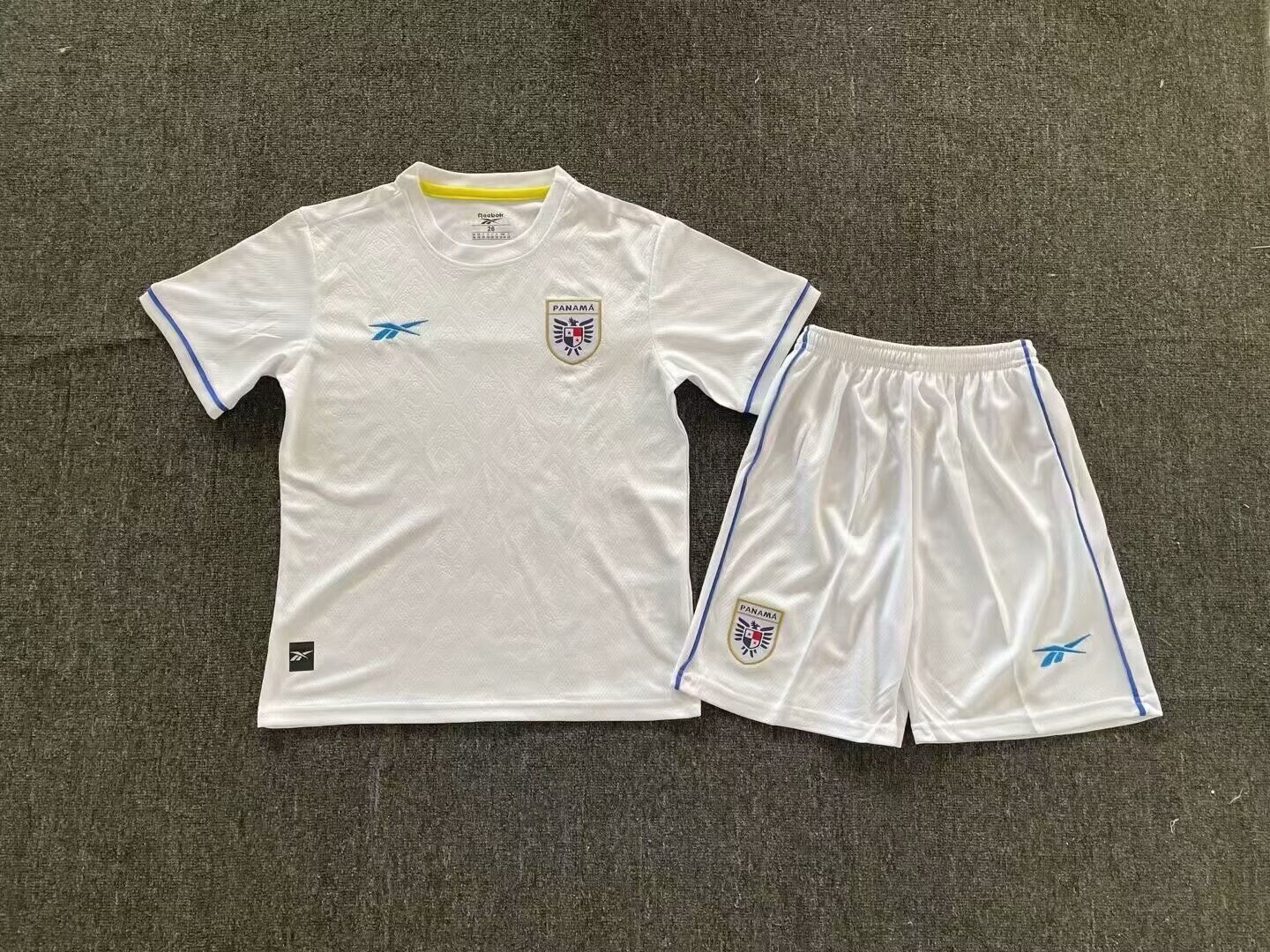 Kids-Panama 2024 Away White Soccer Jersey